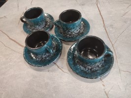 Комплект из 4 чашек с блюдцем для Кофе эспрессо FLIRТ